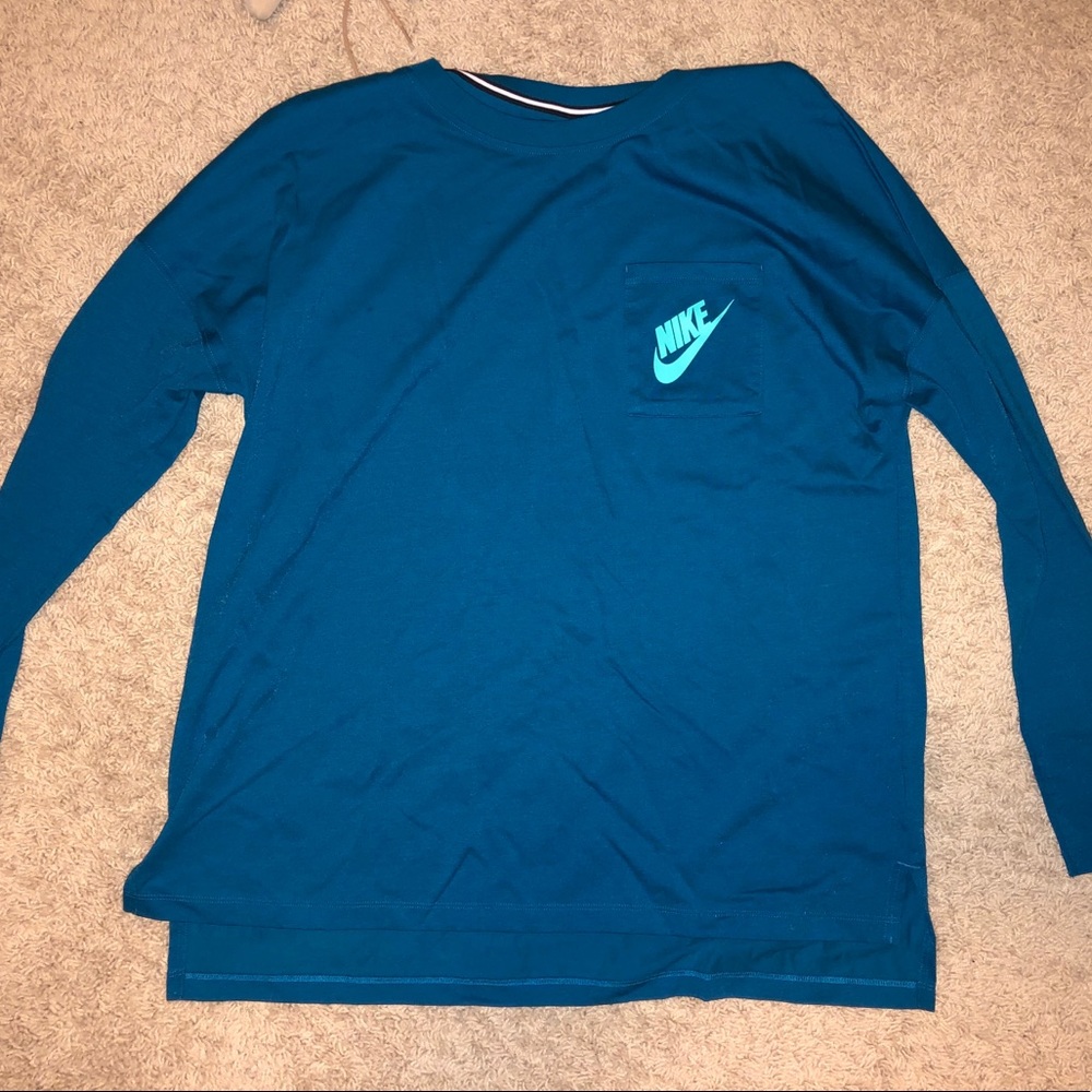 Nike blue long sleeve